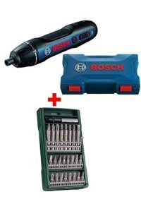 Bosch Go 3.6 V 1.5 Ah Kömürsüz Akülü Vidalama Makinesi + Vidalama Seti