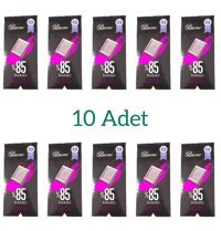 Buono %85 Kakaolu Bitter Çikolata 100 gr 10 Adet