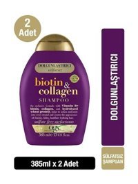 Ogx Biotin&Kolajen Sülfatsız Dolgunlaştırıcı Şampuan 2x385 ml