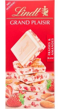 Lindt Grand Plaisir Çilekli Bademli Çikolata 150 gr