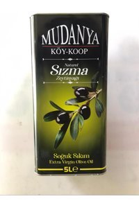 Mudanya Teneke Sızma Zeytinyağı 5 lt