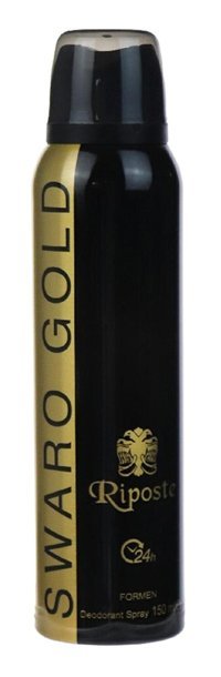 Riposte 24 Saat Etkili Swaro Gold Sprey Erkek Deodorant 150 ml