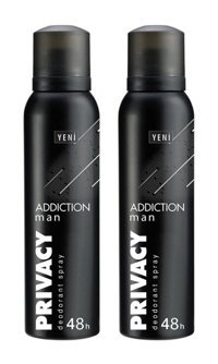 Privacy Addiction Sprey Erkek Deodorant 2x150 ml