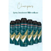 Rexona Champions Sprey Erkek Deodorant 6x150 ml