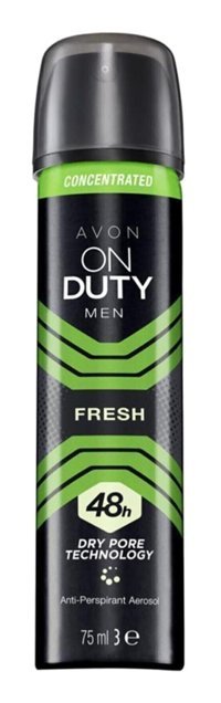 Avon On Duty Men Fresh Sprey Erkek Deodorant 75 ml