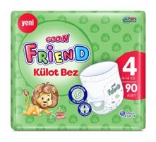 Goon Friend 4 Numara Külot Bebek Bezi 90 Adet