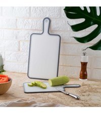 Porsima Plastik Gri İkili Kesme Tahtası