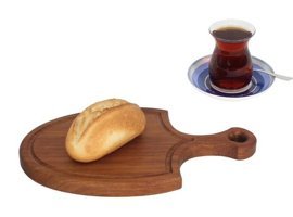 Gia Ahşap Kahverengi Kesme Tahtası
