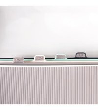 Porsima Plastik Standlı Cappuccino-Beyaz 5'li Kesme Tahtası