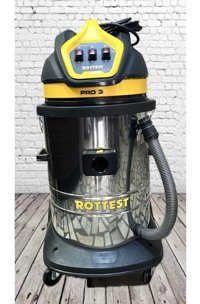 Rottest Pro 3 3600 W Dikey Toz Torbalı Süpürge Krom