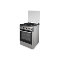 Luxell LF 60 MD 40 F Ocaklı A Enerji Sınıfı Analog Retro Doğalgaz Tam Boy Fırın Inox