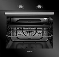 Oscar 8054 Enerji Sınıfı Analog Retro Tam Boy Fırın Siyah
