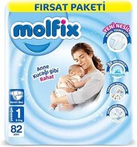Molfix Yenidoğan Cırtlı Bebek Bezi 82 Adet