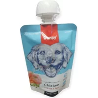 Wanpy Tasty Meat Paste Havuçlu-Tavuklu Yaş Köpek Maması 90 gr