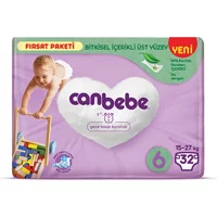 Canbebe 6 Numara Cırtlı Bebek Bezi 32 Adet