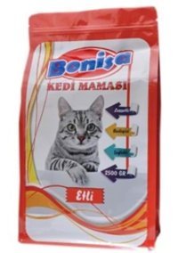 Bonisa Et Aromalı Yetişkin Kuru Kedi Maması 2.5 kg