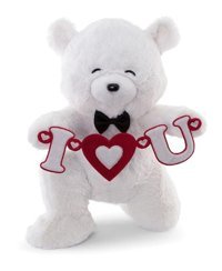 Neco Plush Fluffy I Love You Serenat Ayı 45 cm Peluş Oyuncak