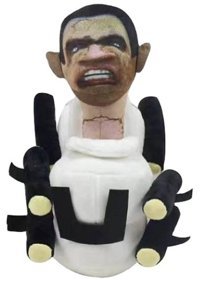 Yucama Parodi Skibidi Toilet Plush Tuvalet Kral 30 18 cm Peluş Oyuncak