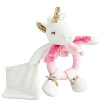 Doudou Hediye Kutulu Çıngıraklı Unicorn Pembe 17 cm Peluş Oyuncak