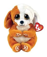 Ty Ruggles Köpek Kahverengi Beyaz 20 cm Peluş Oyuncak