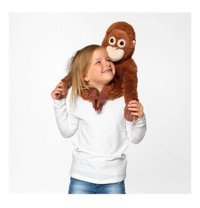 Djungelskog Kahverengi Yumuşak Maymun Peluş Oyuncak