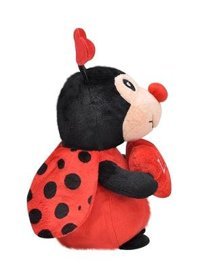 Selay Oyuncak Uğur Böceği Uyku Arkadaşı Kalpli 28 cm Peluş Oyuncak