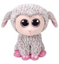 Ty Beanie Boos Kuzu Dixie Med Gri 25 cm Peluş Oyuncak