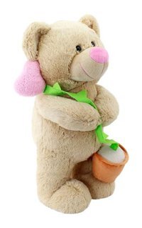Neco Plush Kalp Çiçekli Ayı 55 cm Peluş Oyuncak