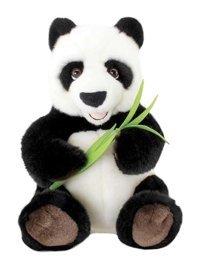 Neco Toys Bambulu Oturan Panda 30 cm Peluş Oyuncak