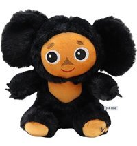 Yucama Siyah Yucama Büyük Kulaklı Maymun Peluş Oyuncak