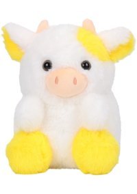 Jzcat Sarı Sevimli Inek 20 cm Peluş Oyuncak