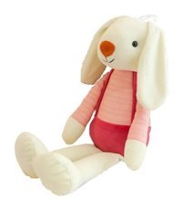 Jzcat Kırmızı Çocuk Sevimli Tavşan Bebek 40 cm Peluş Oyuncak