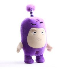 Jolıta Mor Oddbods Karikatür 23 cm Peluş Oyuncaklar