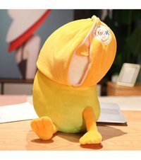 Forestbird Sarı Mango Duck Bez Bebek Meyve Çocuk Uyku Yastığı Peluş Oyuncak