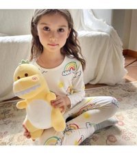 Carrier Sevimli Dinozor Sarı Peluş Oyuncak