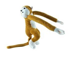 Erzi Peluş Maymun Sevimli Sarılan Maymun Kahverengi 50 cm Peluş Oyuncak