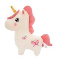 Jzcat Beyaz Unicorn Çocuk Bebek 25 cm Peluş Oyuncak