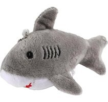 Carrier Gri Mini Peluş Hayvan Yumuşak Köpekbalığı 12 cm Peluş Oyuncak