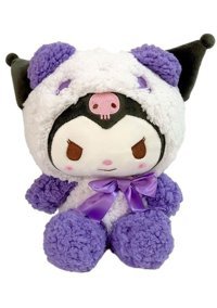 Yucama Sevimli Kuromi Bez Bebek Sanrio Uyku Bebeği Peluş Oyuncak 23 cm