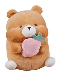 Jzcat Kahverengi Çocuklar Sevimli Küçük Hayvan 23 cm Peluş Oyuncak