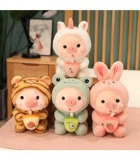 Alibee Yeşil Kawaii Bubble Teddy 25 cm Peluş Oyuncak