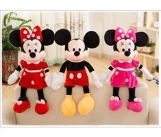 Alibee Pembe Hainan Shenda Disney Mickey Mouse Minnie 30 cm Peluş Oyuncak