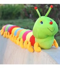 Worryfreeshopping Sevimli Büyük Yumuşak Tırtıl 60 cm Peluş Oyuncak