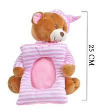 Selay Oyuncak Peluş Çerçeveli Ayı 25 cm Pembe Peluş Oyuncak