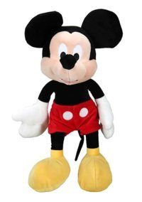Mickey Mouse Siyah Kırmızı Core Peluş 43 cm Peluş Oyuncak