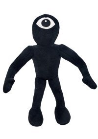 Alibee Siyah Jea Love Doors RobloXFigürlü Peluş Oyuncak