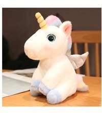 Alibee Gökkuşağı Melek Unicorn Peluş Oyuncak