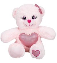 Sunman Renkli Ayı Açık Pembe 26 cm Peluş Oyuncak