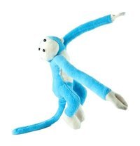 Erzi Peluş Sevimli Sarılan Maymun Mavi 50 cm Peluş Oyuncak