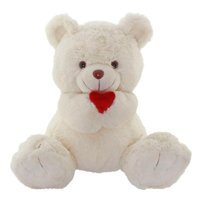 Neco Plush Minik Kalpli Moco Ayı 55 cm Peluş Oyuncak